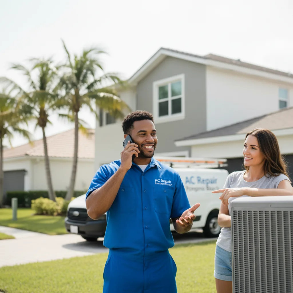 AC Repair Pompano Beach customer support in Charlestown